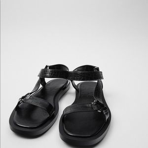 ZARA sandals used once ( i swear ; i have over 60+ pairs of shoes )